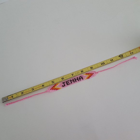 Personalized Beaded Bracelet "Jenna" - Picture 2 of 8